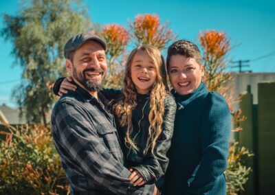 Alisha, Joshua and Asher Garber
